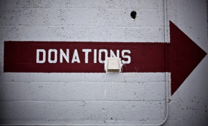 Donations this way